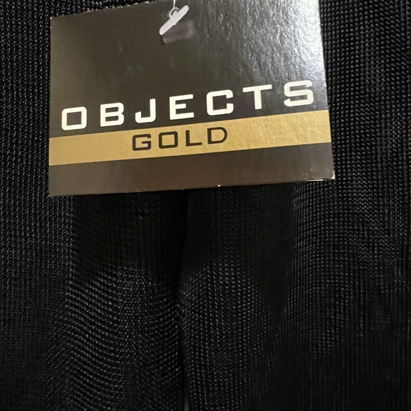 NWT Objects Gold Black blouse with gold embellishment small - Picture 5 of 5